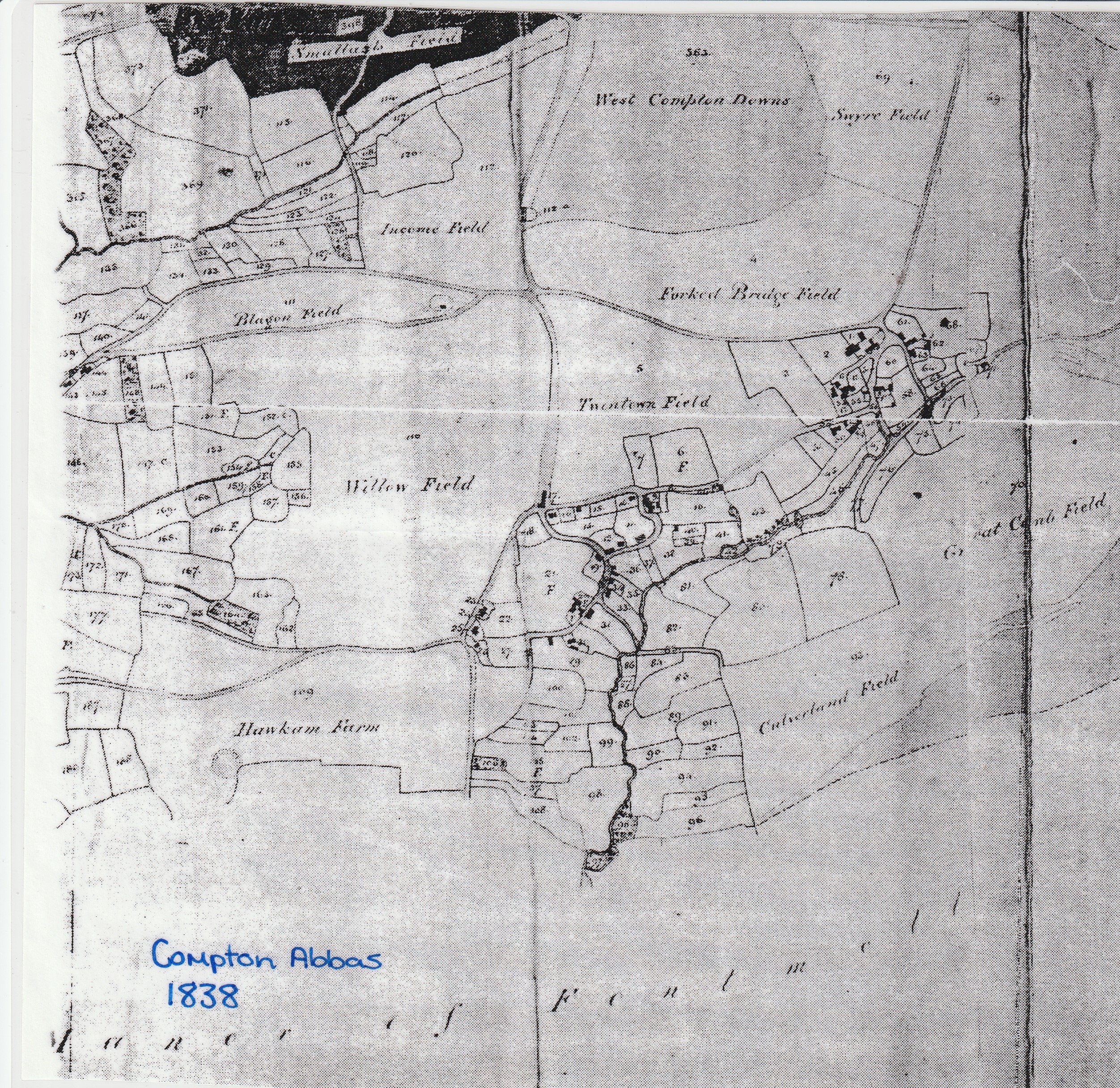 village map 1838